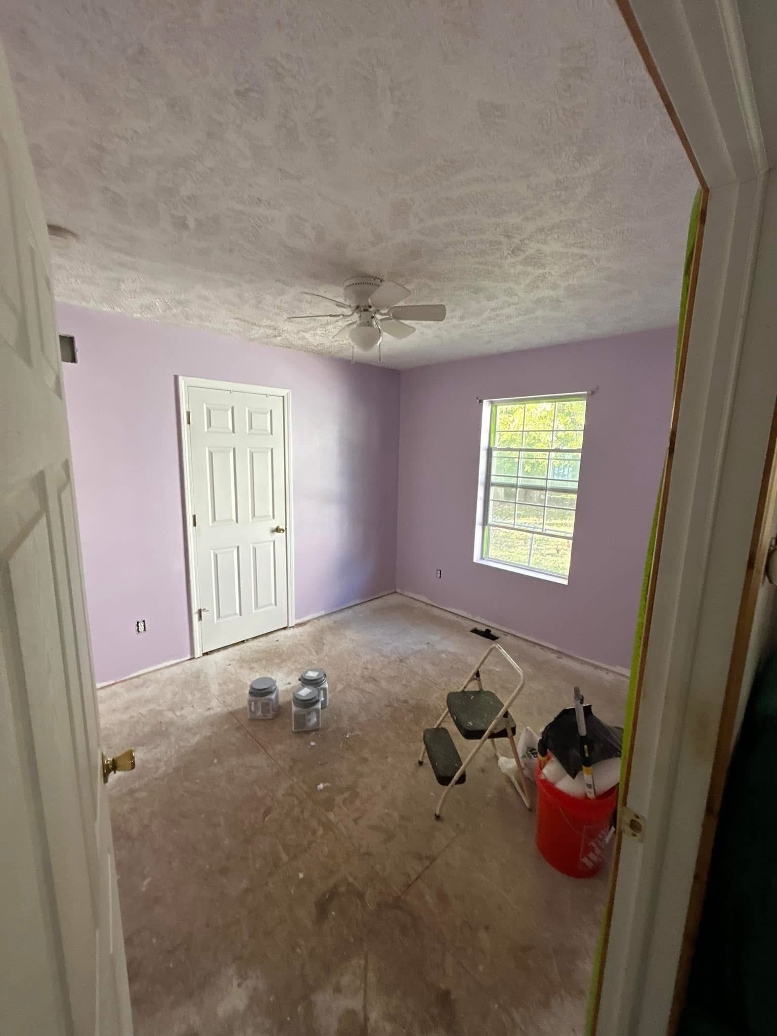 Room Renovation in Progress - Bedroom Painting and Updates
